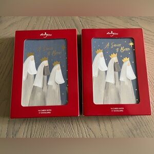 NEW design design Christmas cards lot boxed sets religious a savior is born